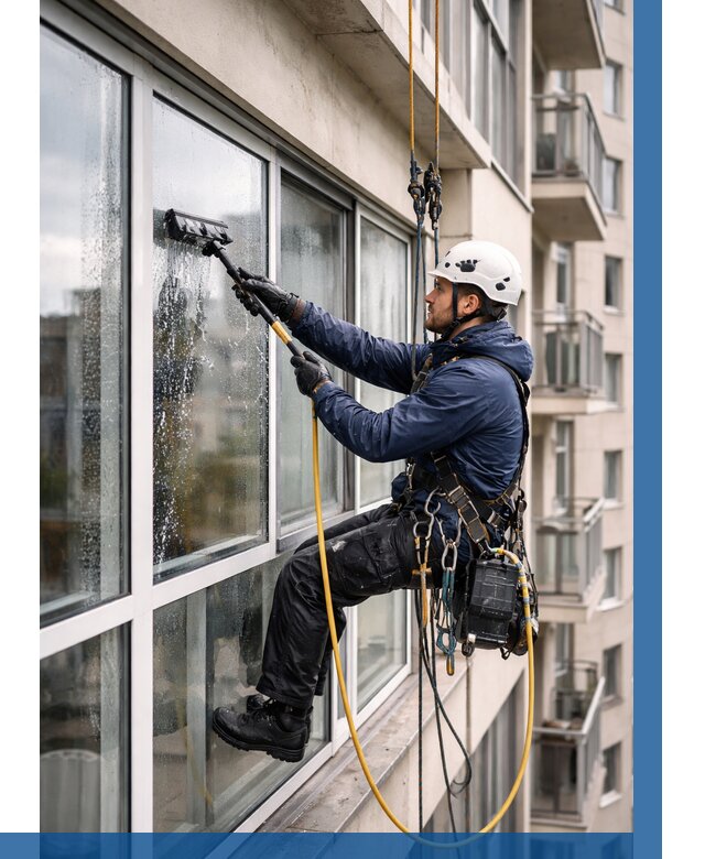 Мойка балконного остекления в Междуреченске от 3537 р. | ВЫСОТНИК-Мжд