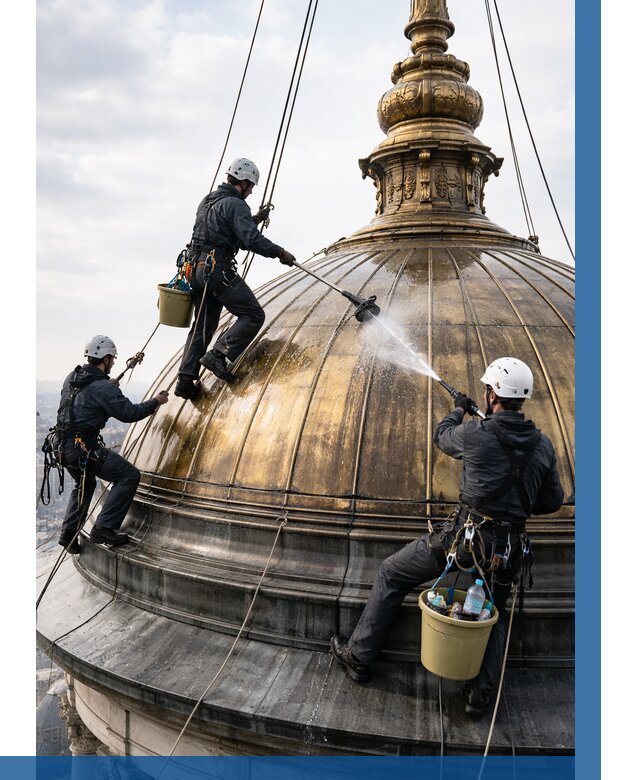 Мойка куполов и шпилей в Междуреченске от 8084 р. - заказать | ВЫСОТНИК-Мжд
