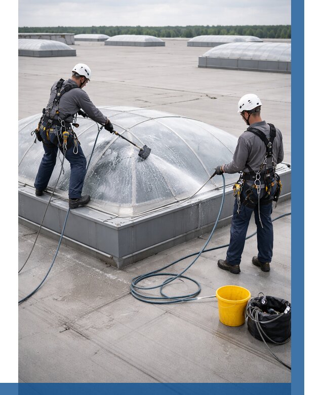 Мойка зенитных фонарей в Междуреченске, заказать от 4547 р. | ВЫСОТНИК-Мжд