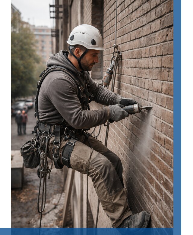 Расшивка кирпичных швов в Междуреченске от 606 р. | ВЫСОТНИК-Мжд