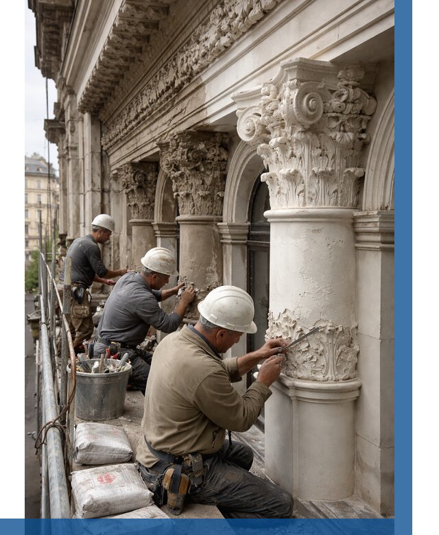 Реставрация фасадной лепнины в Междуреченске от 2526 р. | ВЫСОТНИК-Мжд