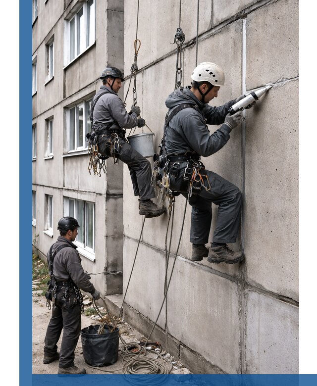 Герметизация межпанельных швов в Междуреченске с гарантией герметичности