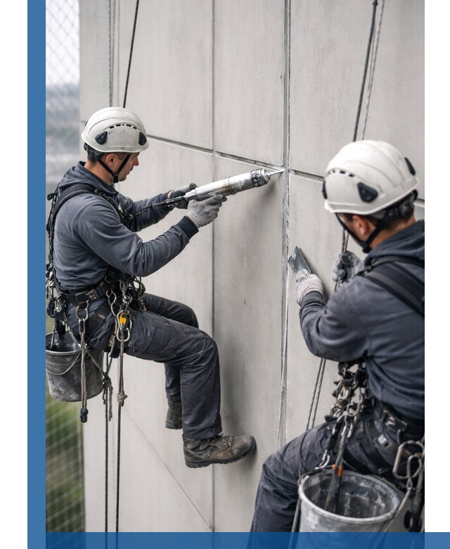 Первичная герметизация швов фасадов и кровель в Междуреченске