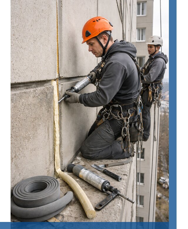 Теплый шов межпанельные швы в Междуреченске от 707 р. | ВЫСОТНИК-Мжд