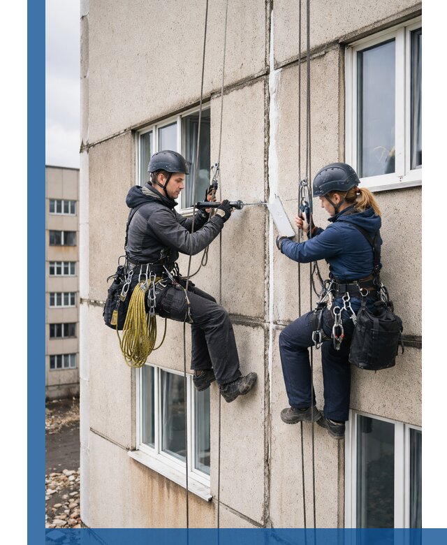 Герметизация межпанельных швов тёплым швом в Междуреченске