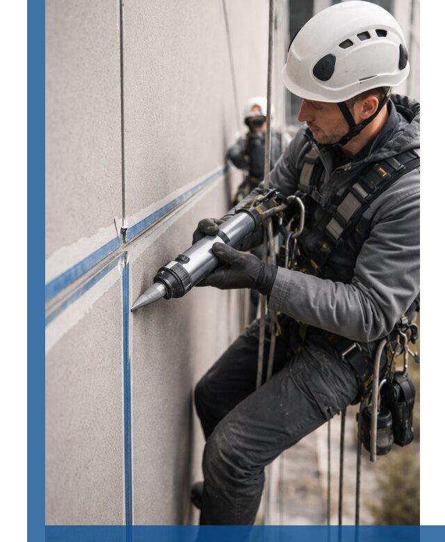 Герметизация стыков фасадных панелей в Междуреченске качественно и быстро