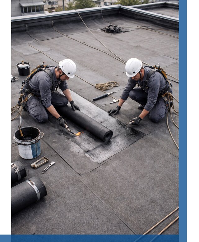 Ремонт мягкой кровли под ключ в Междуреченске от 707 р. | ВЫСОТНИК-Мжд