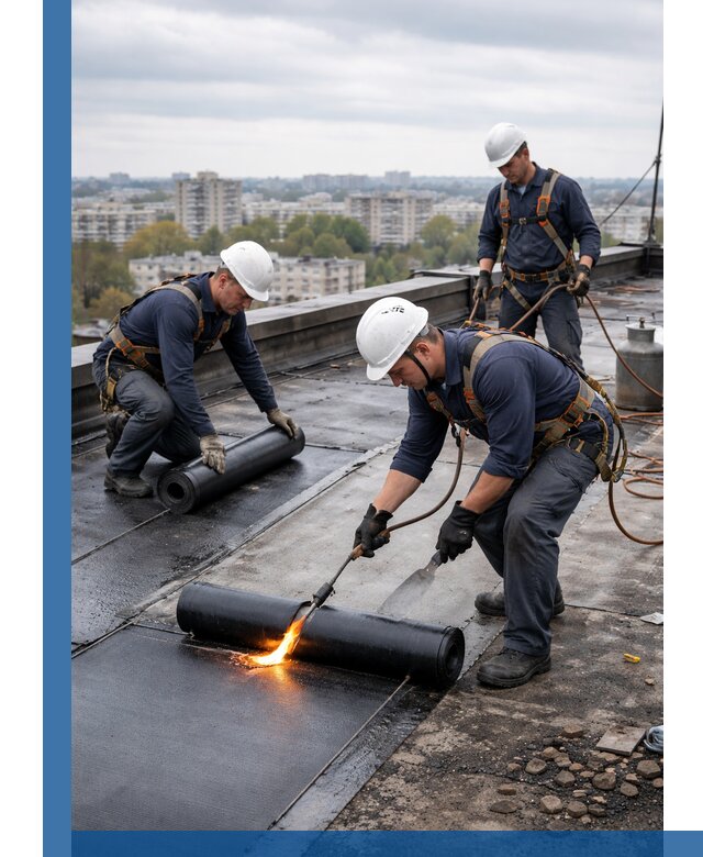 Ремонт наплавляемой кровли в Междуреченске качественно и надежно