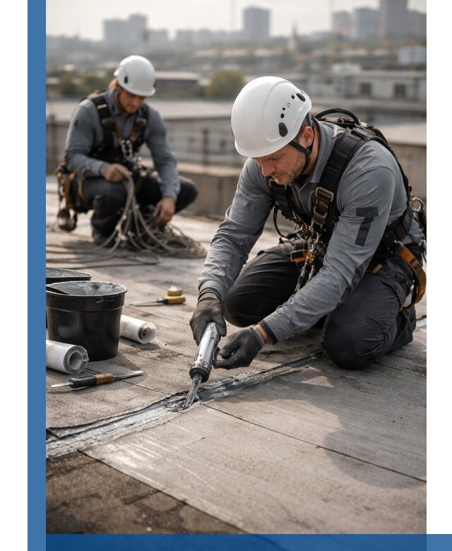 Аварийное и капитальное устранение протечек кровли в Междуреченске