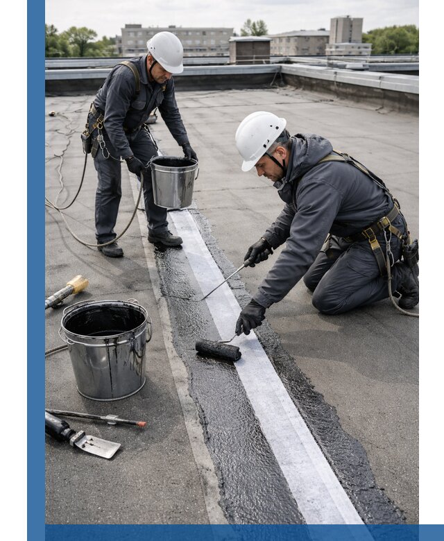 Гидроизоляция кровли мастикой в Междуреченске надежная защита