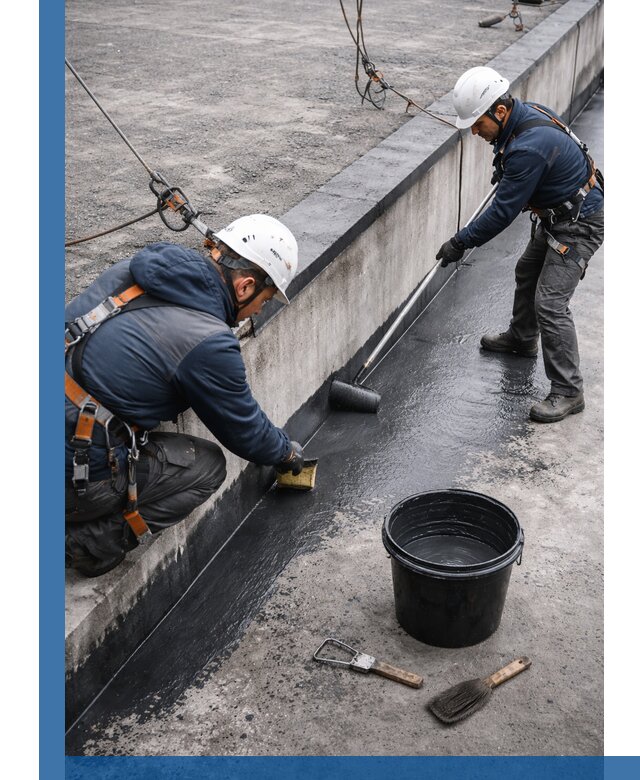 Гидроизоляция кровли жидкой резиной профессионально в Междуреченске