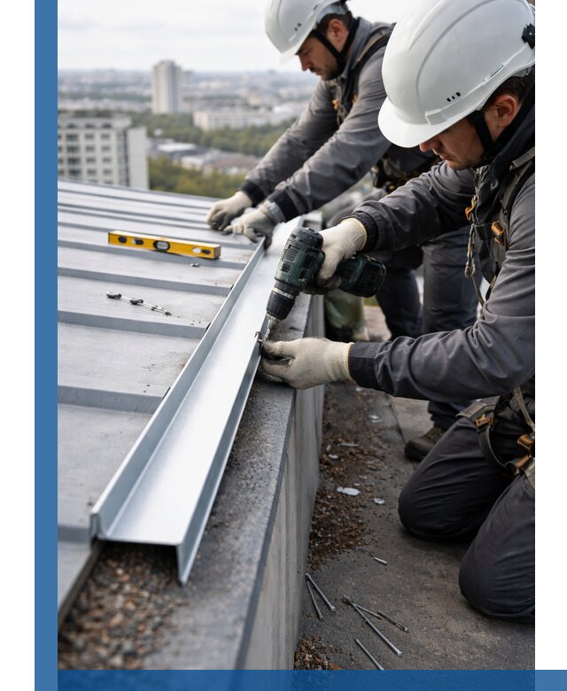 Монтаж капельника на кровле в Междуреченске с гарантией качества