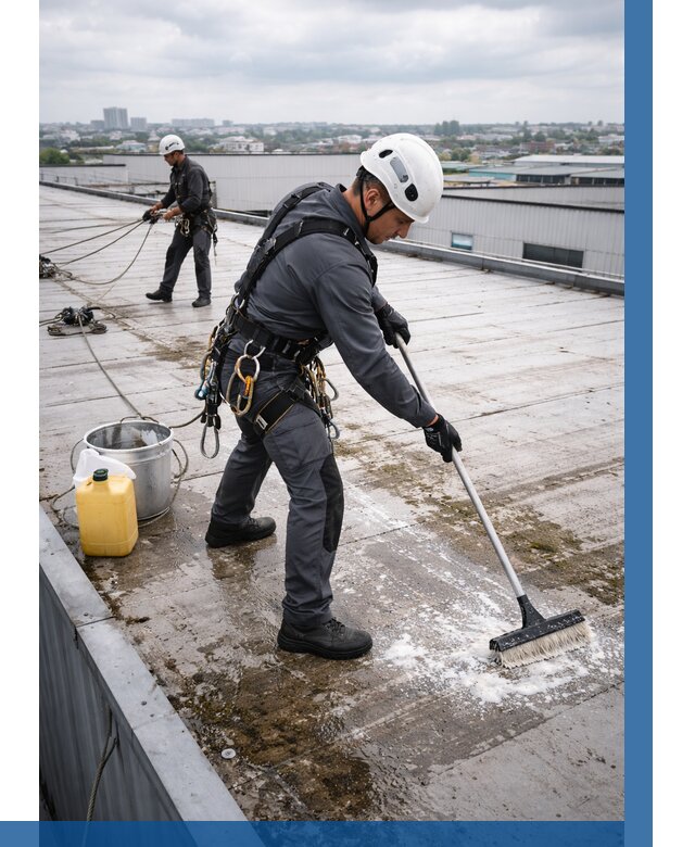 Очистка крыши по графику в Междуреченске от 7579 р. | ВЫСОТНИК-Мжд