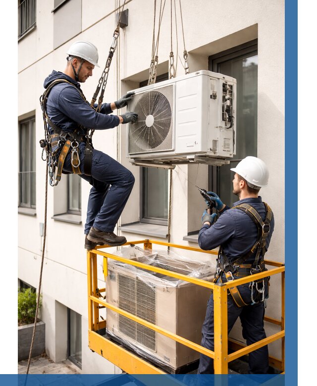 Демонтаж внешнего блока кондиционера в Междуреченске от 3537 р. | ВЫСОТНИК-Мжд