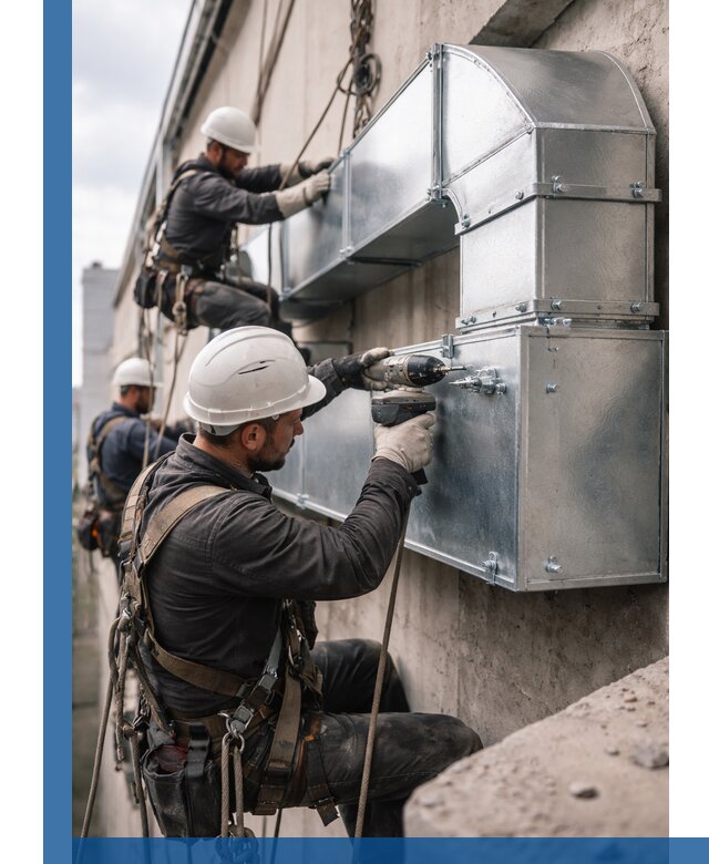 Профессиональный монтаж вентиляционных коробов в Междуреченске под ключ