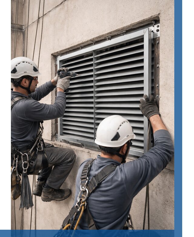 Монтаж вентиляционных решеток в Междуреченске от 4547 р. | ВЫСОТНИК-Мжд