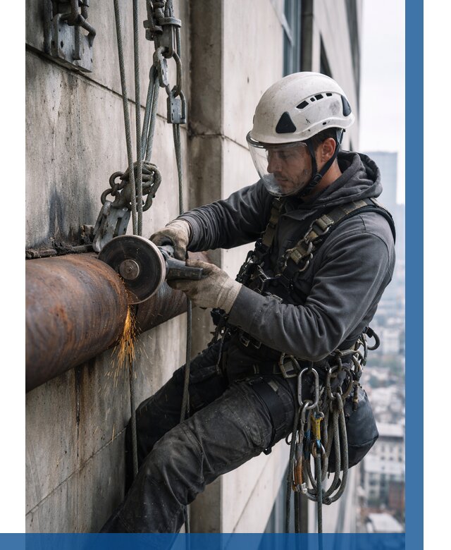 Резка металла на высоте в Междуреченске по цене от 4547 р. | ВЫСОТНИК-Мжд