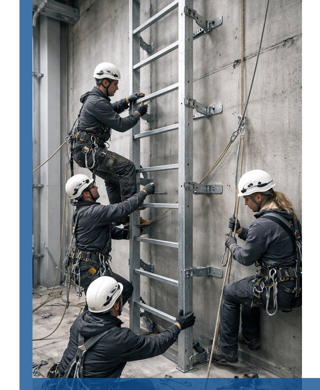 Монтаж металлических лестниц в Междуреченске под ключ со гарантией