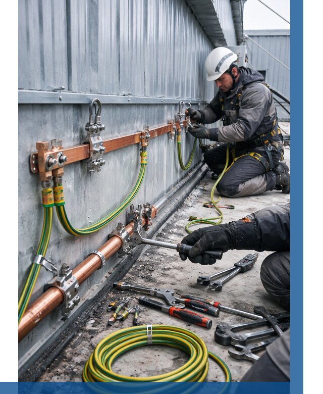 Монтаж заземления здания в Междуреченске от 25263 р. | ВЫСОТНИК-Мжд