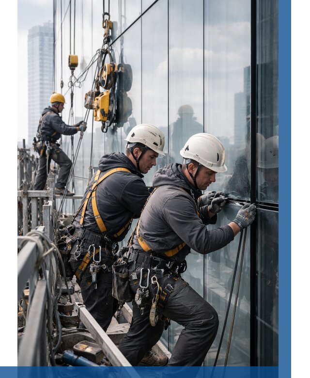 Структурное остекление фасадов в Междуреченске от 9600 р. | ВЫСОТНИК-Мжд