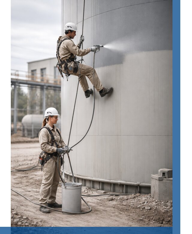 Покраска резервуаров в Междуреченске от 1213 р. | ВЫСОТНИК-Мжд — заказать