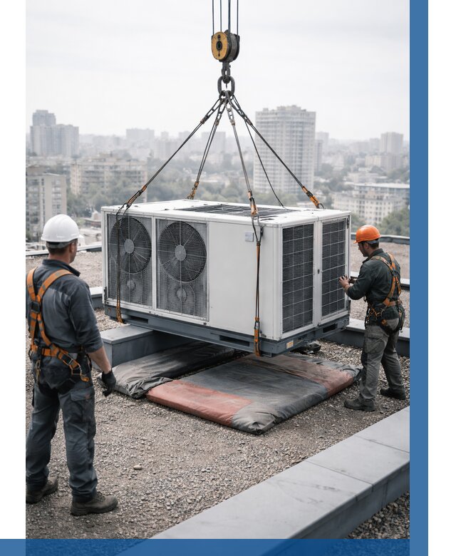 Подъем груза на крышу в Междуреченске от 5053 р. | ВЫСОТНИК-Мжд заказать