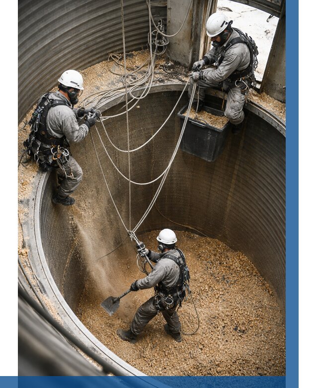 Чистка зерновых бункеров в Междуреченске от 12126 р. | ВЫСОТНИК-Мжд