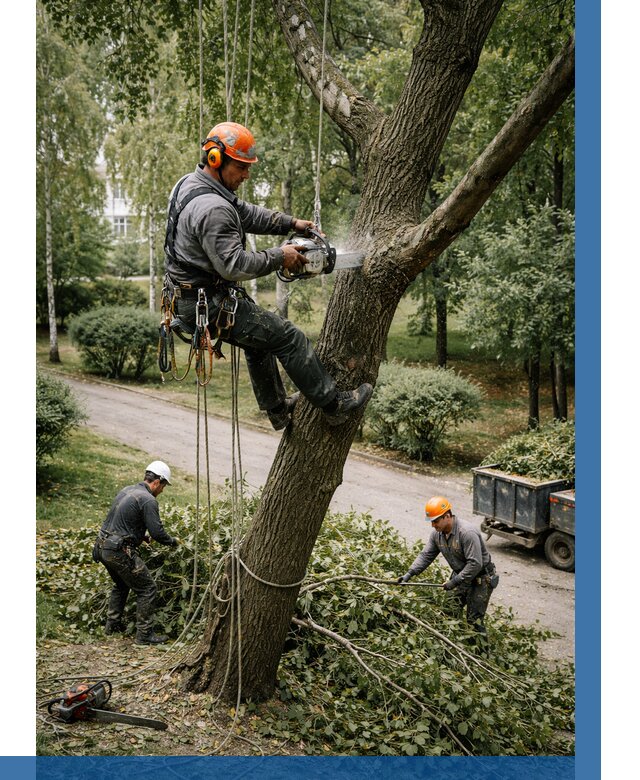 Кронирование деревьев в Междуреченске от 6568 р. | ВЫСОТНИК-Мжд