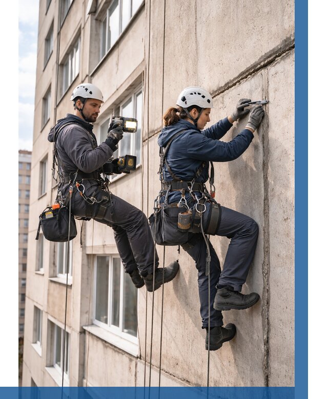 Обследование межпанельных швов в Междуреченске от 1819 р. | ВЫСОТНИК-Мжд