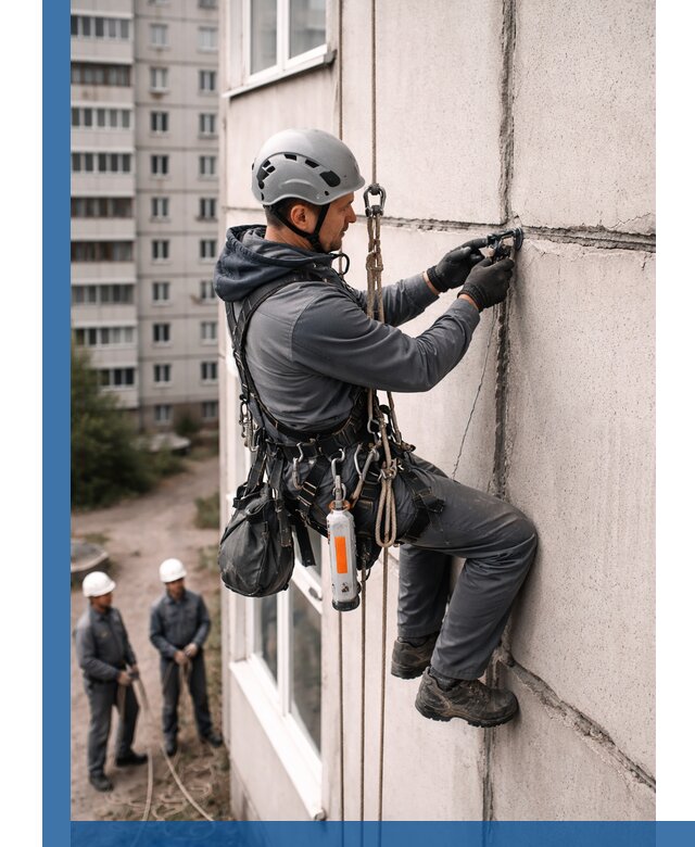 Обследование межпанельных швов и герметизация в Междуреченске