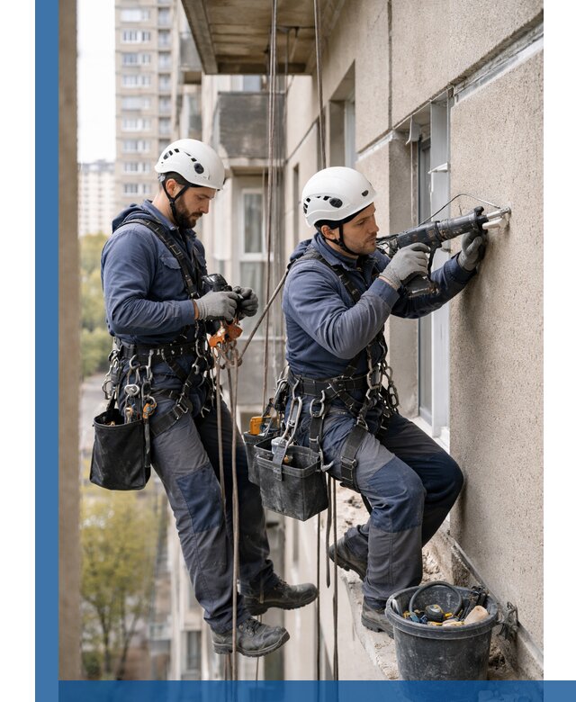 Промышленные альпинисты высотные работы и монтаж в Междуреченске